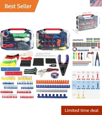Versatile 582-Piece Crimp Terminal & Wire Connection Kit for Electrical Repairs
