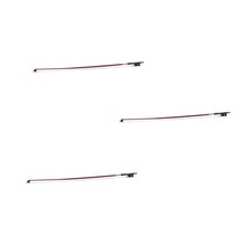 Set of 3 Handmade Wood Violin Ebony Accessories 1/4 Size Bow Brazilwood