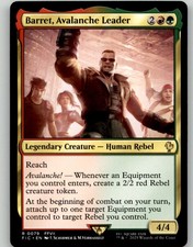 Barret, Avalanche Leader 79 Commander: FINAL FANTASY Magic: The Gathering NM