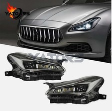 For Maserati Quattroporte 2013-2020 DRL AFS Front Lamps Upgrade LED Headlights