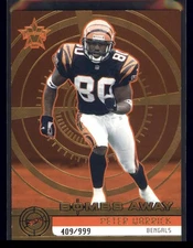 2001 Pacific Vanguard #18 Peter Warrick Bombs Away 409/999