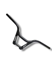 Old School Bmx Haro Jackhammer Ryan Nyquist Pro Handlebars Bars 4130 Cromo Black
