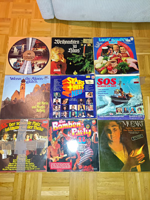 68 LPs Schallplatten   Schlager, Klassik, Weihnachten   Ungeprüft