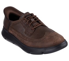 Men's Skechers Slip-ins: Garza Rubio Wingtip Oxford, 205304 /COC Mu Sizes Cognac