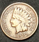 Indian Head 2004 Cent  Actual Coin Shown Small Cents Lady Liberty  James Barton