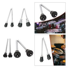2Pcs Metal Floor Tom Drum Legs Accessory Anti Skid Feet Easy to Install DIY