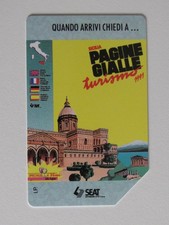 PAGINE GIALLE 2225 168 SICILIA LIRE 5.000 USATA - MAGN. ORIG. SIP