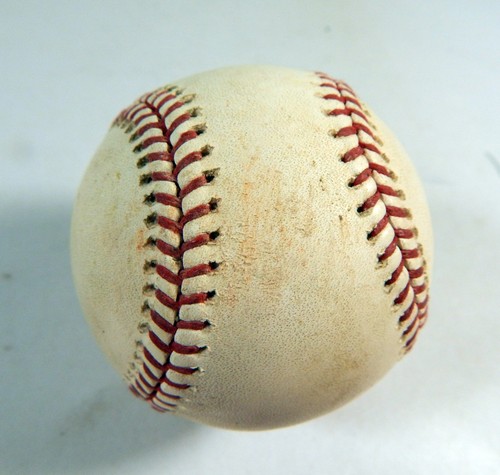 2019 Diamondback Pirate Game Used Baseball Chafin SO Martin Melky Cabrera Single - Picture 3 of 5