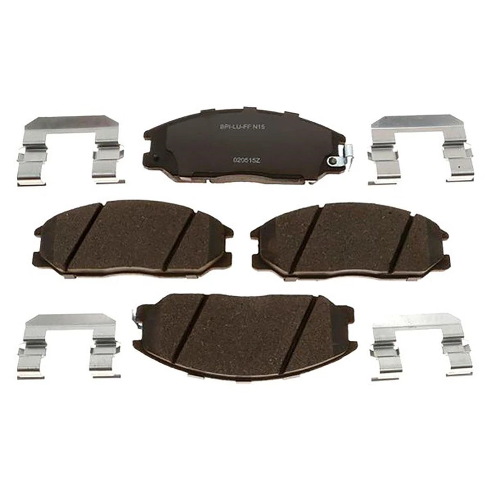 Se adapta a Hyundai XG350 2003 rotores de freno delanteros traseros y pastillas de freno de cerámica - Raybestos Foto 3 de 4