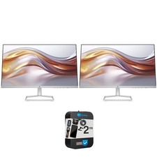 HP 524sf Series 5 24" FHD 100Hz 1500:1 IPS Dual Monitor  2 Year Warranty Pack
