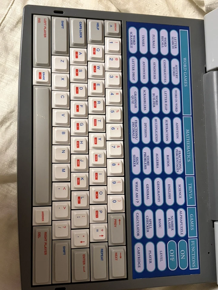 Vtech Pre Computer Power Pad Vintage Educational Laptop Tested Working - Image 3 of 4