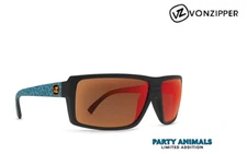 Vonzipper Snark Sunglasses  Party Animals Blue / Lunar Chrome Limited Addition