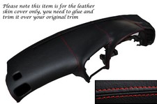 RED STITCH DASH DASHBOARD LEATHER SKIN COVER FITS TOYOTA CELICA MK6 1994-1998