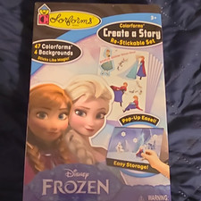 Colorforms Create a Story Re-Stickable Set Disney Frozen Age 3 2014