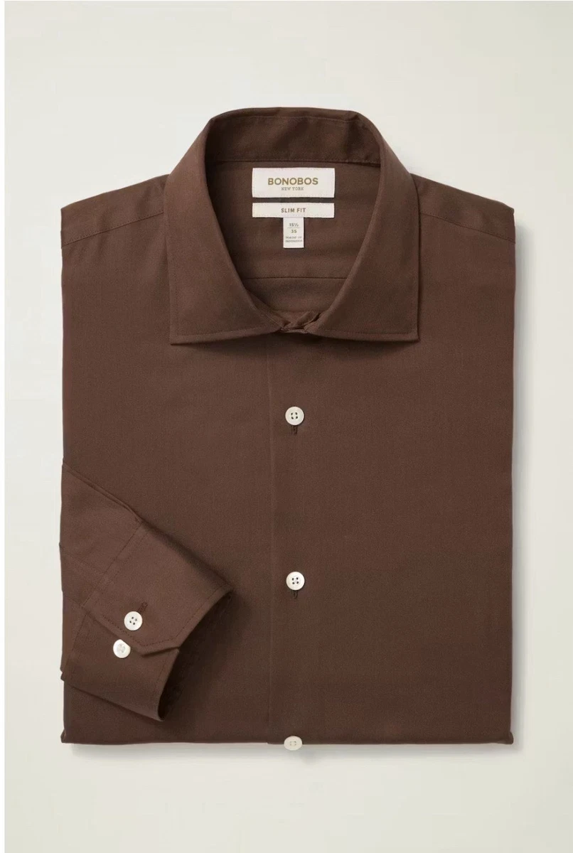 brown dress shirt nearby Paneros Clothing Women's Sasha Knitted Keyhole Dress in Espresso Brown main image 1