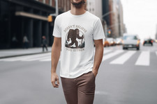 Funny Bigfoot T-Shirt Doesn t Believe in You Either Sasquatch Hiking Meme TeeA32