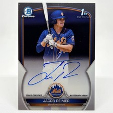 2023 Bowman Chrome JACOB REIMER Auto 1st #CPA-JRR New York Mets