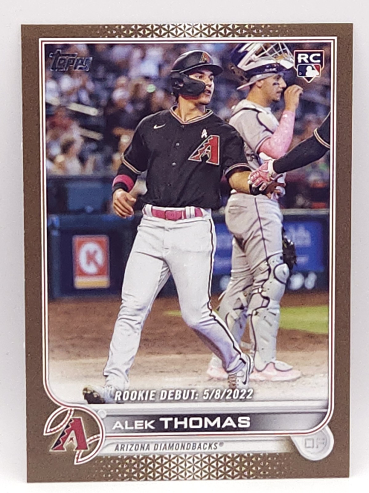 2022 Topps Update Series Rookie Debut Alek Thomas #US282 Gold /2022 (RC) Angeles