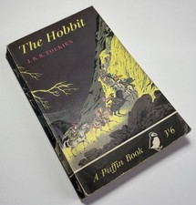 The Hobbit, J R R Tolkien, 1961 1st Paperback Edition, Puffin Books