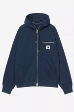 USED SACAI CARHARTT WIP COTTON JERSEY HOODIE UNUSED
