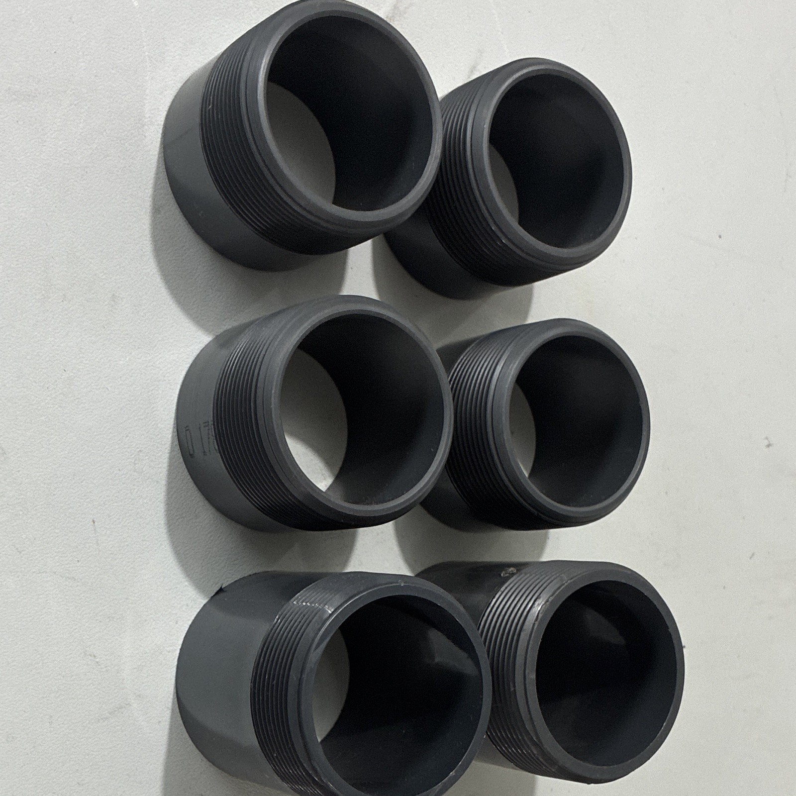 2” Sch 80 Nipples Slip X NPT Lot of 2 - 2-3/4” & 4 - 2” Long
