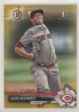 2017 Bowman Draft Gold 7/50 Jacob Heatherly #BD-18 0e3