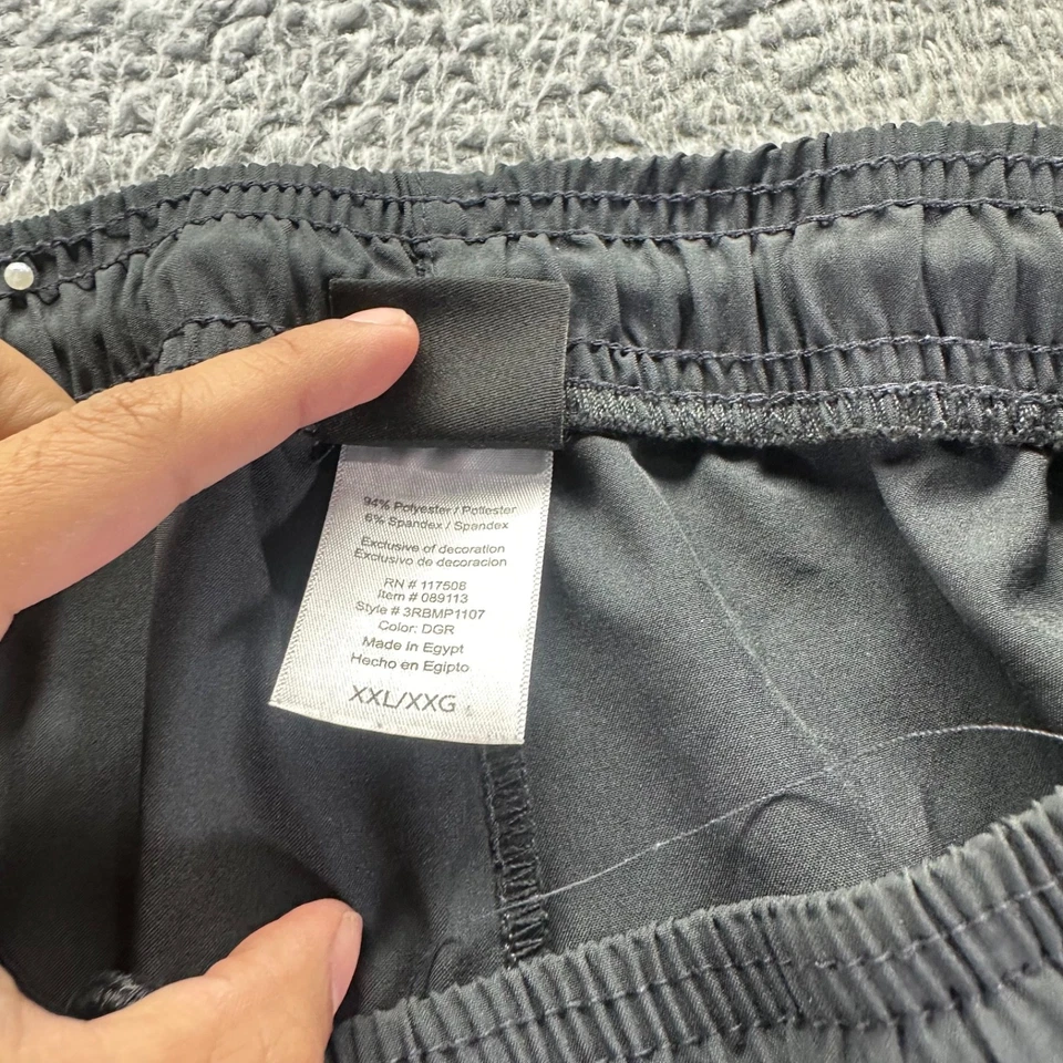 Pantalones deportivos Reebok vintage para hombre XXL gris poliéster elástico calce suelto holgados Foto 4 de 4