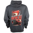 Adult International Harvester IH 1066 Charcoal Hooded Sweatshirt EXC-432
