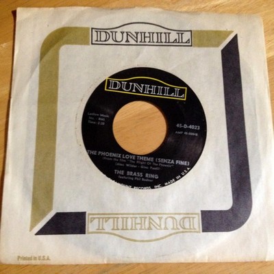 Brass Ring 45 The Phoenix Love Theme (Senza Fine) / Lightening Bug