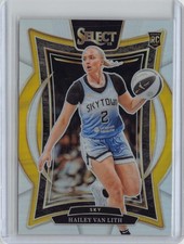 2025 Panini Select WNBA #30 Hailey Van Lith Silver Prizms