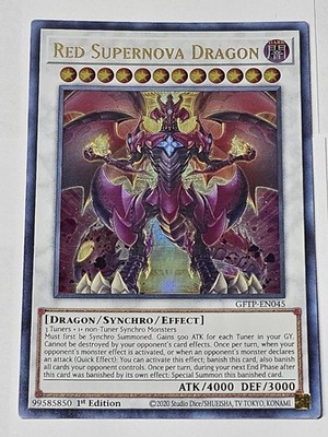 Red Supernova Dragon | MP | UR | GFTP-EN045 | 1st Edition | Yu-Gi-Oh!