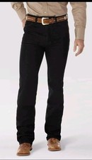 Wrangler Men's 938 Cowboy Cut Slim Stretch Straight Jeans - BLACK 32 x 34