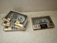 Maxell XLII S 100 High Bias Audio Cassette Tapes Lot Of 3 + one factory sealed