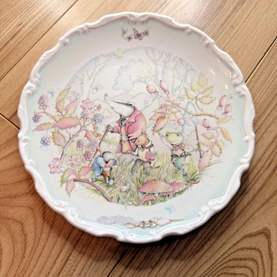 Royal Doulton Wind in the Willows Teller Rambling in the Wild Wood Vintage 1984