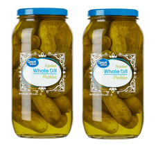 Kosher Whole Dill Pickles Fresh Pack, 80 fl oz pack of 2