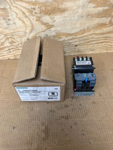 SIEMENS SIZE 1 STARTER 14DUC32A*, W/3UB8123-4CW2, 110/120V COIL  MAKE OFFER!