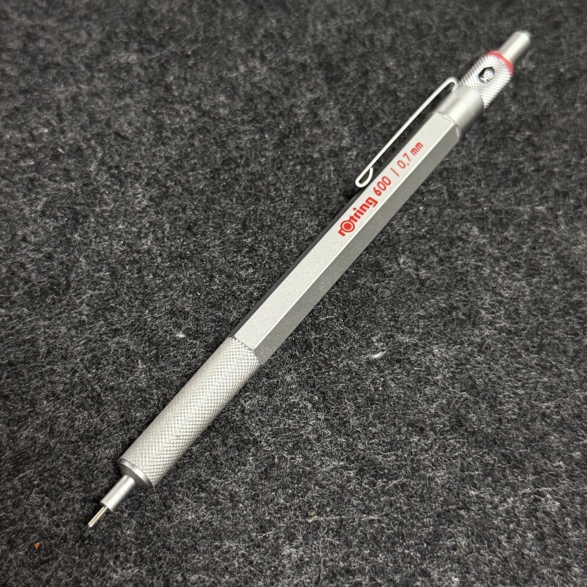 vintage rotring 600 ボールペン　旧型 Vintage rOtring 600 0.7mm Silver Mechanical Pencil First Gen