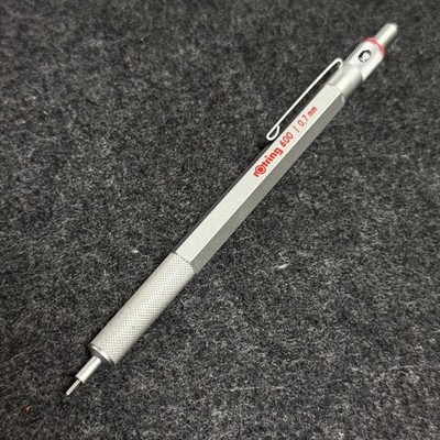 Vintage rOtring 600 0.7mm Silver Mechanical Pencil First Gen Germany 502 617