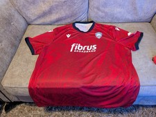 MACRON COLERAINE FC AWAY SHIRT 2025-2026 - 6XL MENS - BRAND NEW