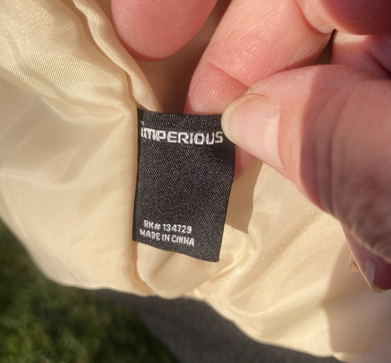 IMPERIOUS Jacket Zip Front Zip Gold Bars Graphics… - image 12