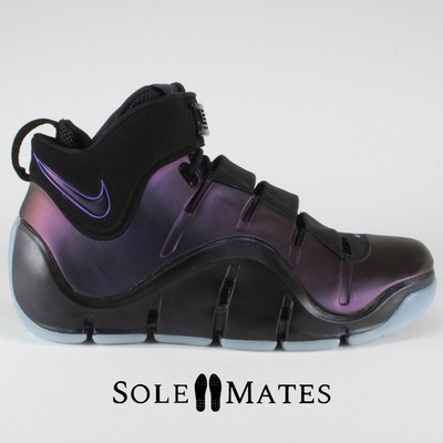 Nike Zoom Lebron IV 4 'Eggplant' Purple Black FN6251-001 Men's Size 10.5 Shoes
