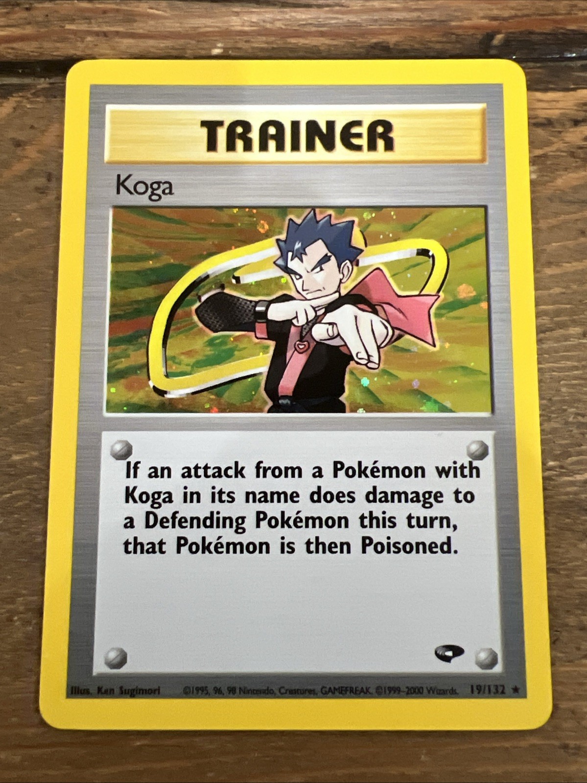 Koga Gym Challenge 2000 #19/132 Pokémon Holo Rare Card. NM-MINT