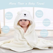 1 NEW animal hooded baby bath towel
