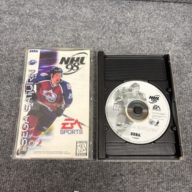 NHL 98 Sega Saturn Complete w/ Manual CIB VGC