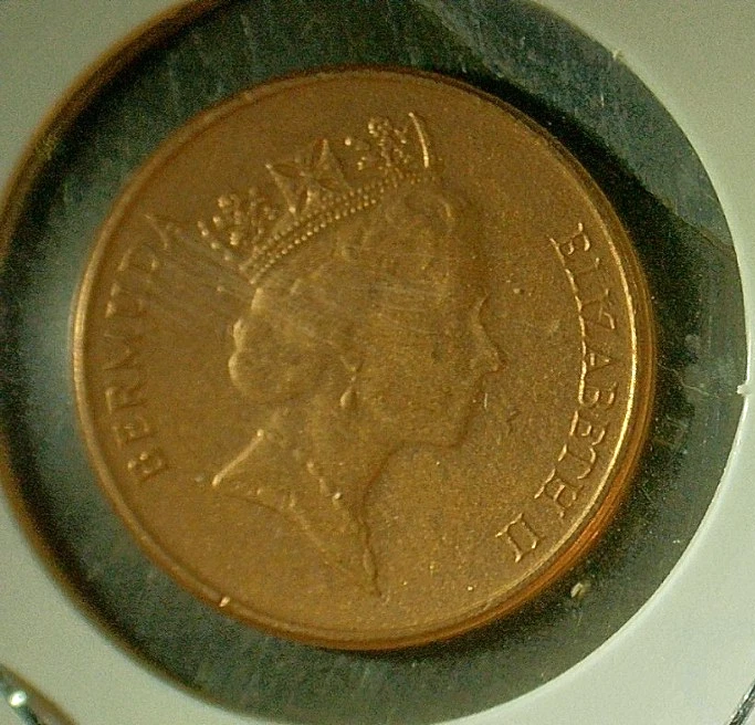 WORLD COIN SALE-1997 BERMUDA 1 CENT_COPPER PLATED ZINC COMPOSITION COIN-KM# 44b - Image 2 of 3