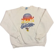 Vintage Walt Disney World Epcot Center Sweatshirt Size Large 80s 90s