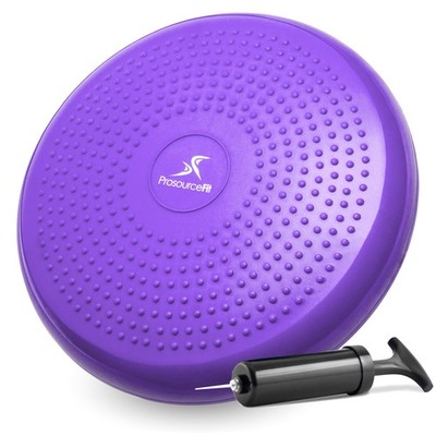Balance Disc Trainer 14 Diameter with Pump Core Stability Purple ProsourceFit