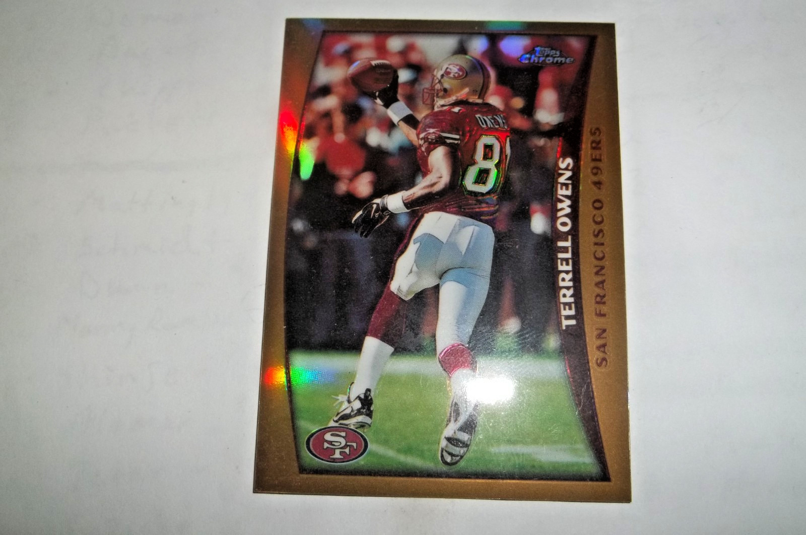 1998 Topps Chrome Refractor Terrell Owens #23