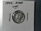 1942 Mercury  Silver Dime  at  EF ++  "Actual Coin Pictured-Not Cleaned.