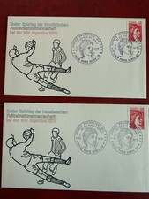 (1518) France, 1978 World Cup in Argentina, 2 Rare Receipts